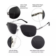 eyekeeper.com Pilot Style Polarized Bifocal Sunglasses Readers PGSG1801 Sunglasses