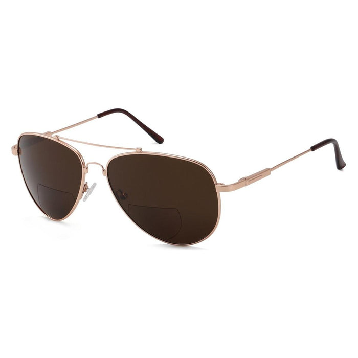 Eyekeeper.Com - Polarized Bifocal Sunglasses Pilot Style Readers Pgsg1804