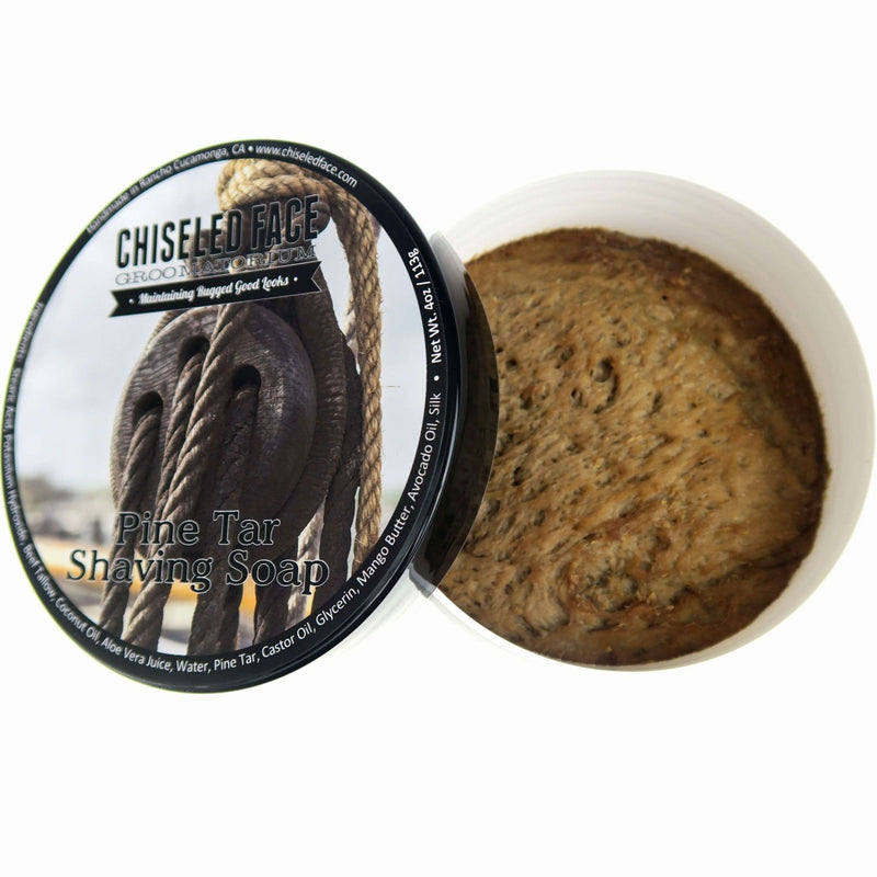 Chiseled Face Pine Tar - Shaving Soap Shaving Soap