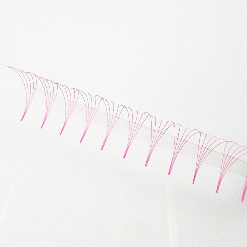 Mega Lash Academy Pink 5D Rapid Promade Fans - 600 Fans Promade Fans