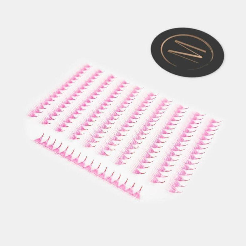 Mega Lash Academy Pink 5D Rapid Promade Fans - 600 Fans Promade Fans