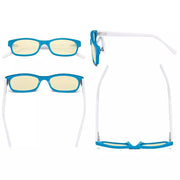 eyekeeper.com Pink Blue Light Glasses Chic Narrow for Kids K02-BB60 Eyeglasses