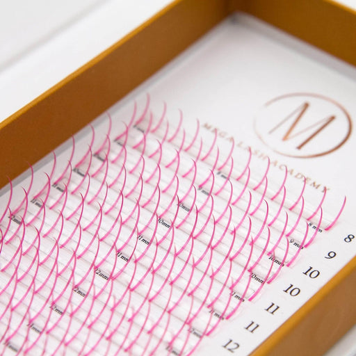 Mega Lash Academy Pink Promade Spikes Lash Trays