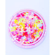 Lunautics Paris - Pink Chunky Glitter with Butterflies Chunky Glitter