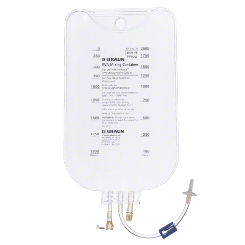 B. Braun Pinnacle EVA Enteral Feeding Bags / Containers, 2000 mL (40 Count) Medical Supplies