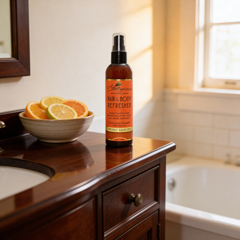 Adiva Naturals Hair & Body Refresher - Freshly Squeezed (3 options) Refresher