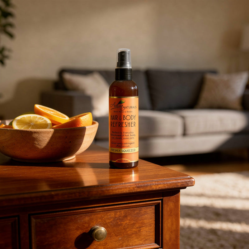 Adiva Naturals Hair & Body Refresher - Freshly Squeezed (3 options) Refresher
