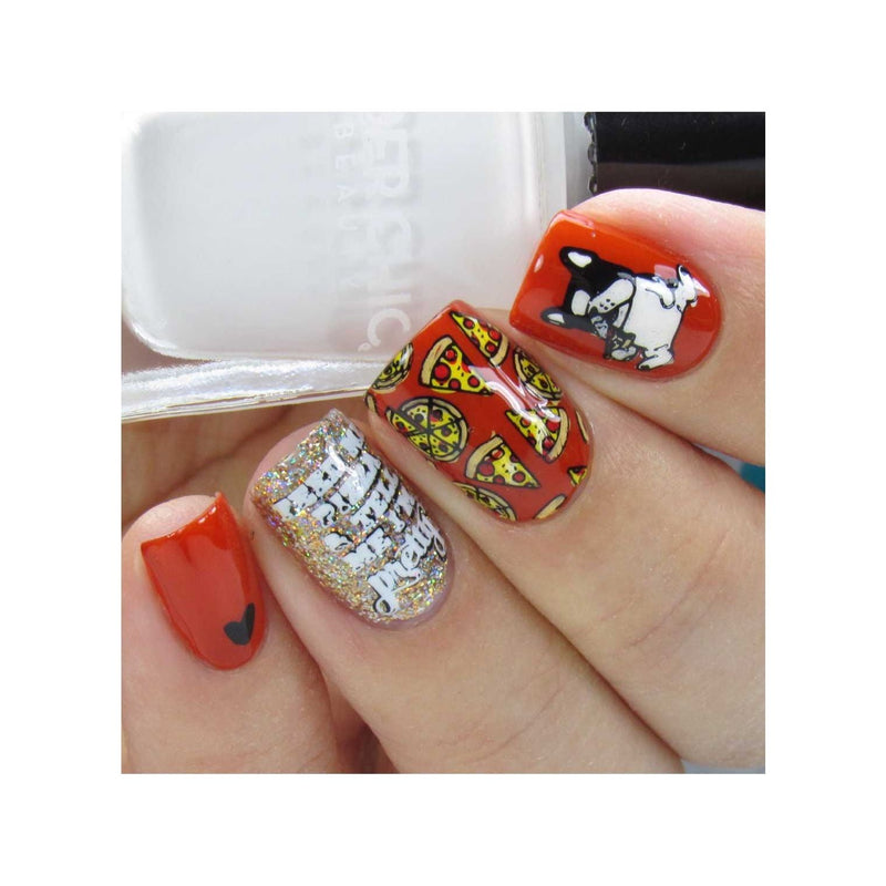 UberChic Beauty Pizza My Heart Stamping Plate