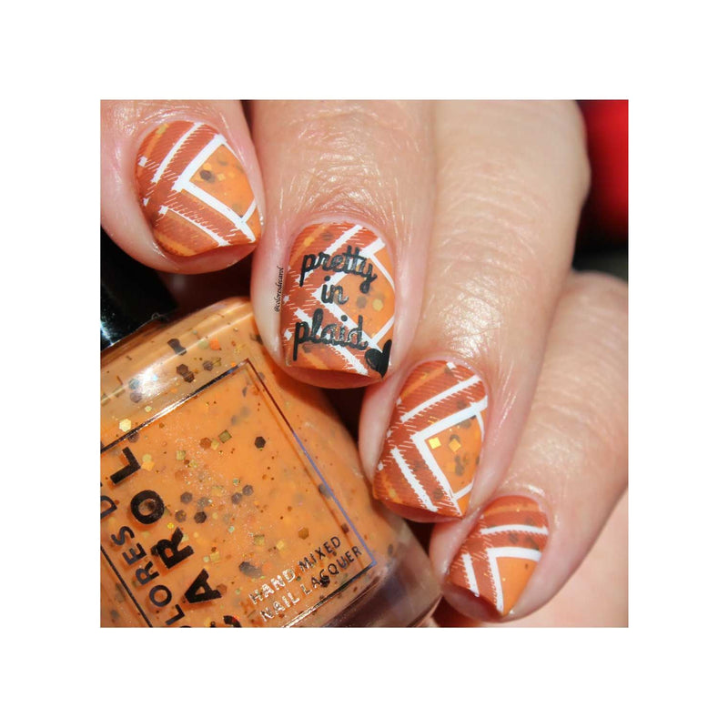 UberChic Beauty Pretty In Plaid-02 Stamping Plate