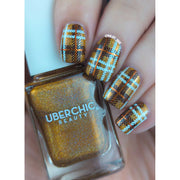 UberChic Beauty Plaid Freestyle Stamping Plate