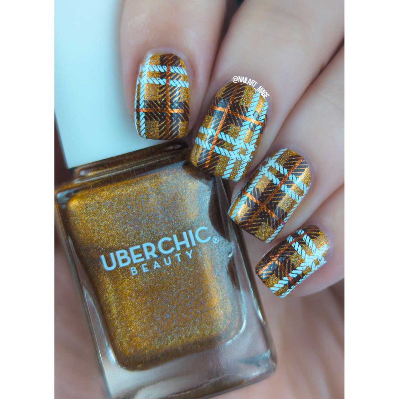 UberChic Beauty Plaid Freestyle Stamping Plate