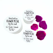 Rooted Earth Farm + Apothecary Flower Petal Clay Face Mask Face Masks + Scrubs