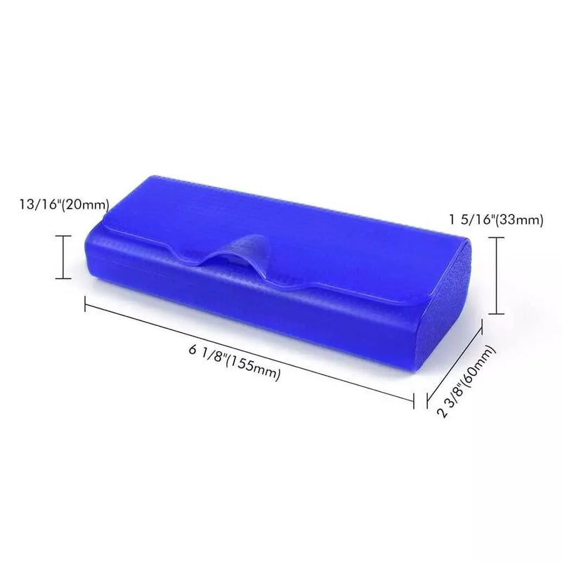 eyekeeper.com Plastic Case for Reading Glasses Blue S3 Eyewear Cases & Holders
