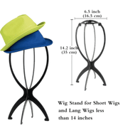 VIP Extensions Plastic Wig Stand Black color Accessories