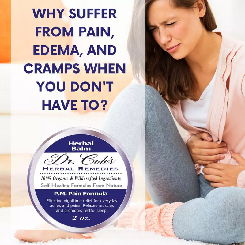 COLEHERBALS 24 - Dr. Cole’s P.M. Pain Herbal Balm Herbal