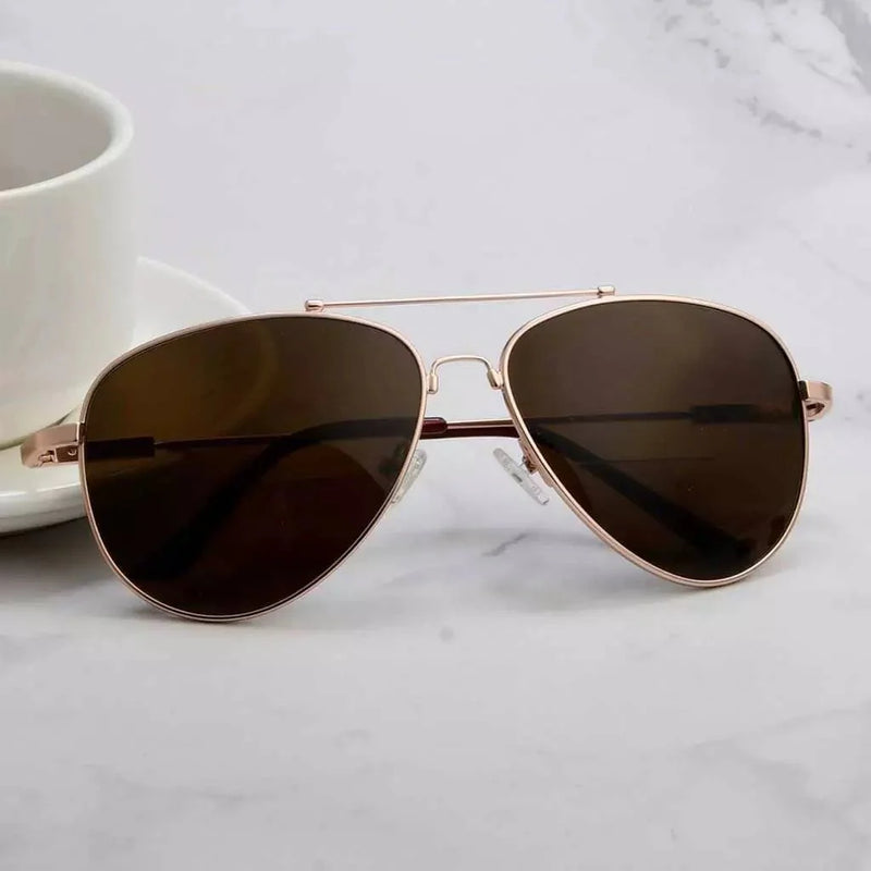 eyekeeper.com Polarized Bifocal Sunglasses Pilot Style Readers PGSG1804 Sunglasses