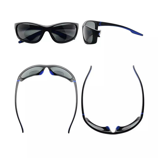 eyekeeper.com Polarized Sport Bifocal Reading Sunglasses TR90 TH6145PGSG Sunglasses