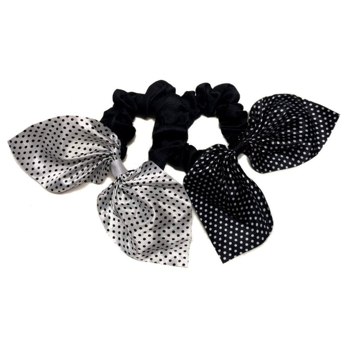 Threddies Polka Dot Scrunchies With Ties