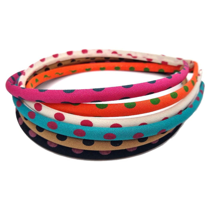 Threddies Bright Polkadot Headbands // Clearance