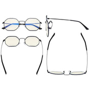 eyekeeper.com Polygon Design Blue Light Blocking Eyeglasses LX19026-BB60 Eyeglasses