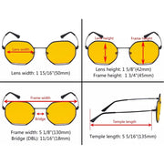 eyekeeper.com Polygon Design Blue Light Blocking Eyeglasses LX19026-BB90 Eyeglasses