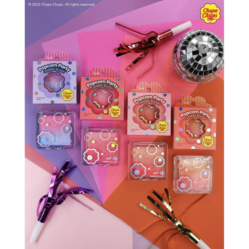 Rude Cosmetics Chupa Chups Popcorn Party Ombre Blush Blush