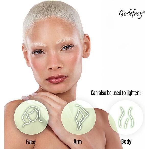 GodefroyBeauty EYEBROW LIGHTENING SINGLE APPLICATION Body & Facial Hair Bleach