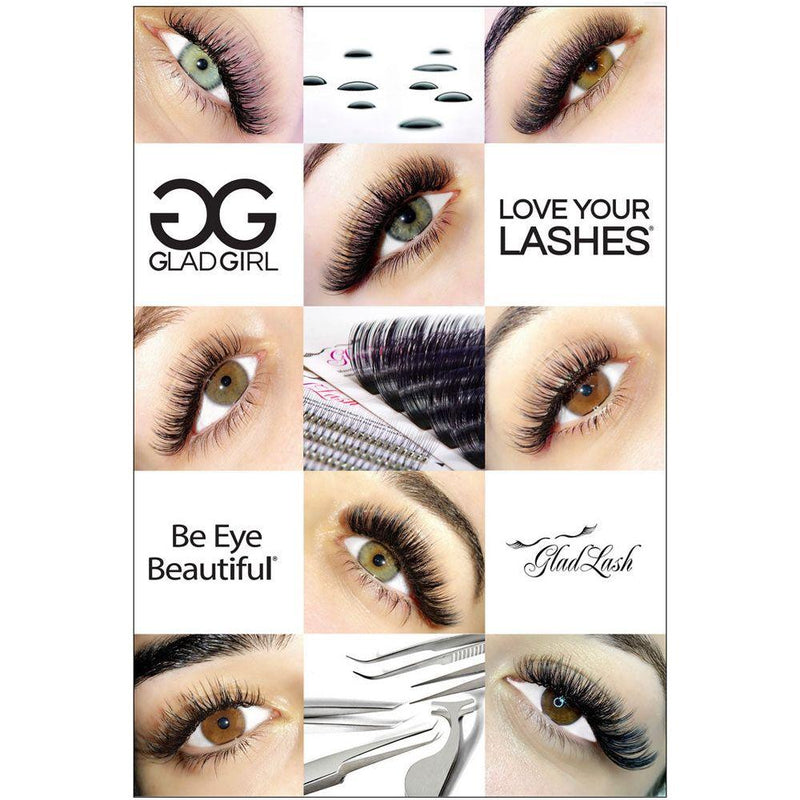 GladGirl Poster - Love Your Lashes Marketing