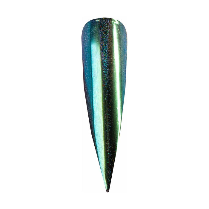 Uberchic Beauty Chameleon Holographic Nail Powder: Emerald Isle