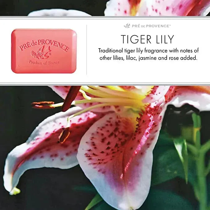 Pre De Provence Pre De Provence Tiger Lily Shea Butter Enriched Vegetable Soap 250g Enriched Vegetable Soap
