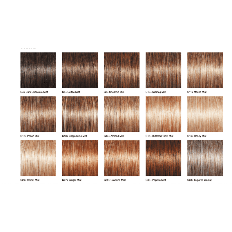 VIP Extensions Precedence by Gabor Wig White Smoke G4+ Dark Chocolate Mist,G6+ Coffee Mist,G8+ Chestnut Mist,G10+ Nutmeg Mist,G11+ Mocha Mist,G12+ Pecan Mist,G13+ Cappuccino Mist,G14+ Almond Mist,G15+ Buttered Toast Mist,G16+ Honey Mist,G20+ Wheat Mist,G27+ Ginger Mist,G29+ Cayenne Mist,G30+ Paprika Mist,