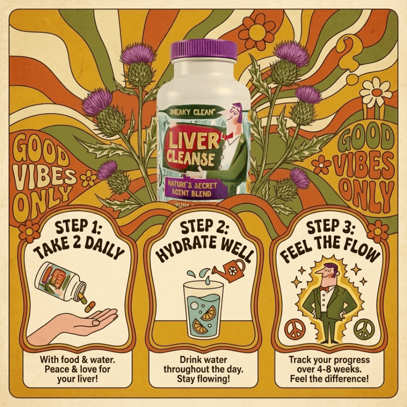 Hippie Farms Premium Liver Cleanse & Reset - Liver Detox, Bile Stimulation, Enzyme Support (AST/ALT) Vitamins & Supplements