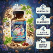 Hippie Farms Premium Sleep Aid Formula - Peace, Love, and ZZZ's Blend Vitamins & Supplements