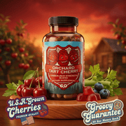 Hippie Farms Premium Tart Cherry Blend - Inflammation, Uric Acid, Sleep, Muscle Recovery Vitamins & Supplements