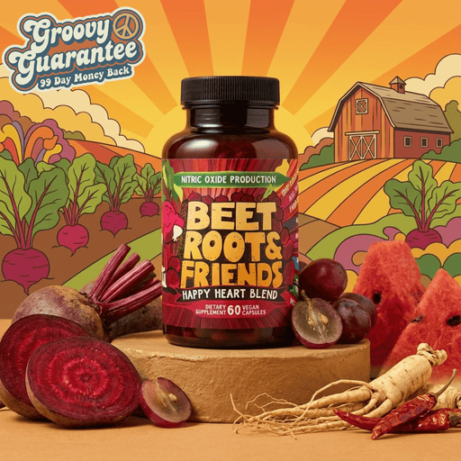 Hippie Farms Premium Total Heart & Circulation Blend - Beetroot & Friends Vitamins & Supplements