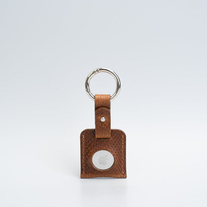 Leather AirTag Keychain by Geometric Goods