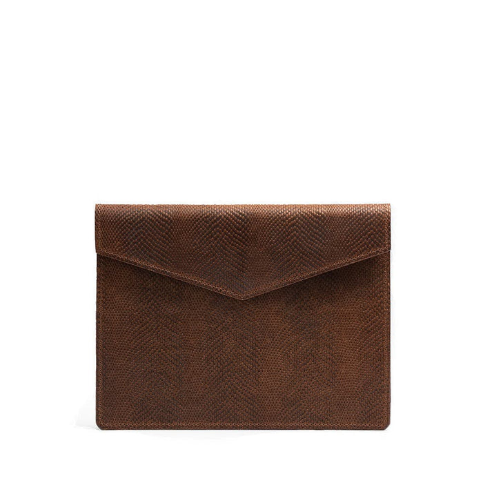 Leather Sleeve for MacBook - Snake Print by Geometric Goods