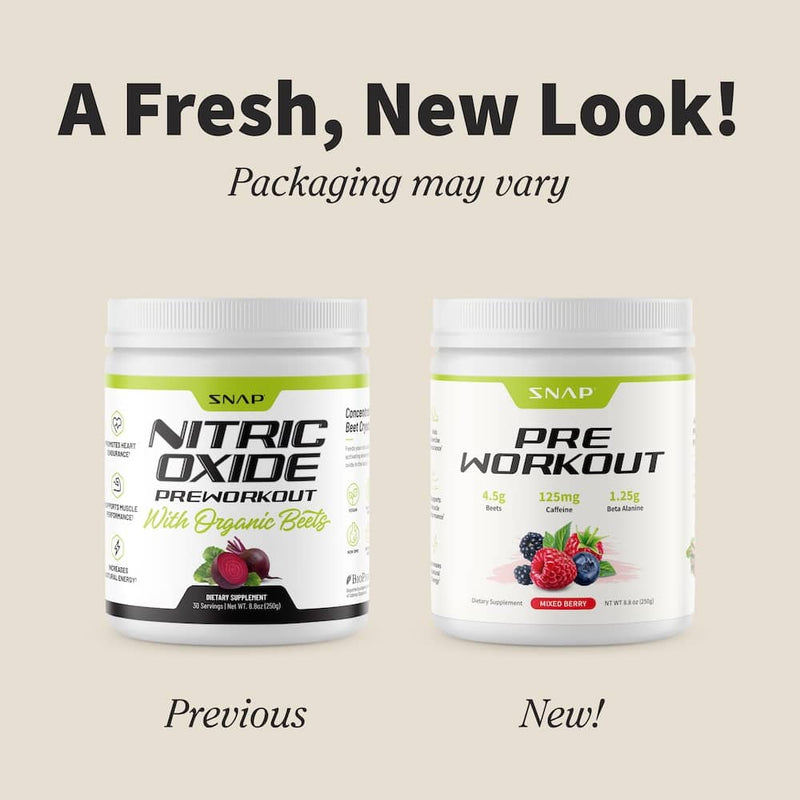 Snap Supplements Nitric Oxide Organic Beets Pre-Workout