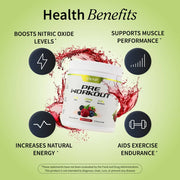 Snap Supplements Nitric Oxide Organic Beets Pre-Workout