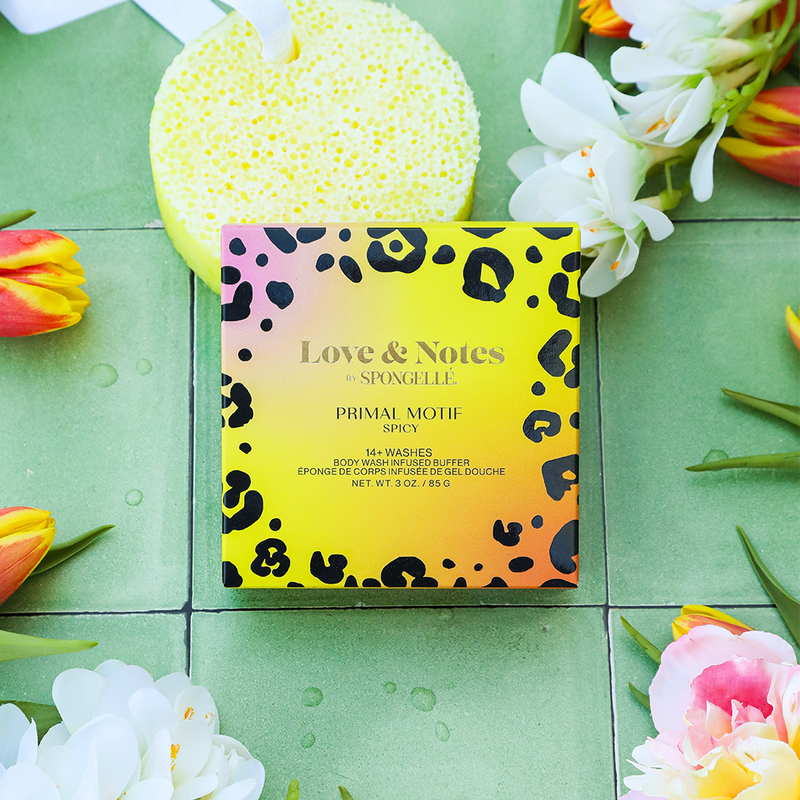 Spongellé Primal Motif | Love & Notes Body Buffer Body Wash Infused Buffer