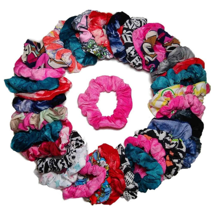 Threddies Print Scrunchie Assorted Party Pack, 36 Scrunchies