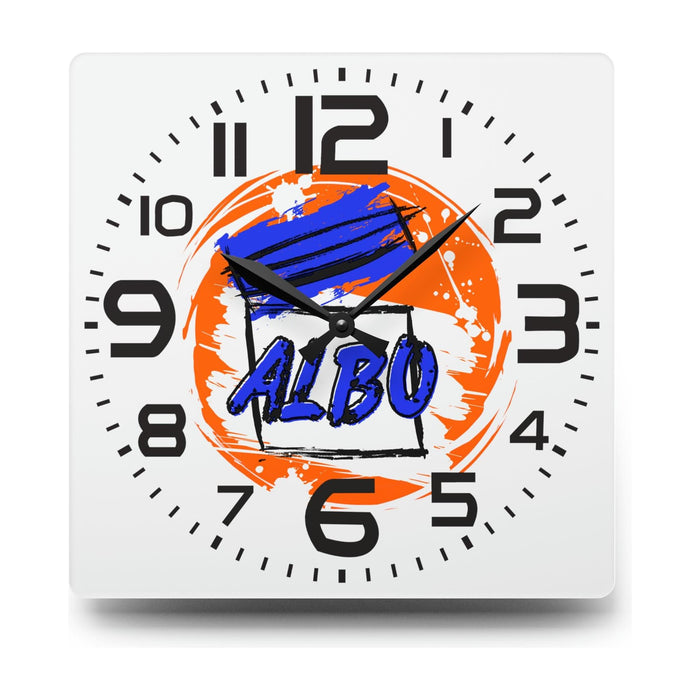 Albo Time Acrylic Wall Clock - B8rBrand