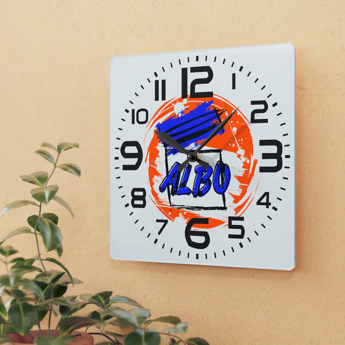 Albo Time Acrylic Wall Clock - B8rBrand