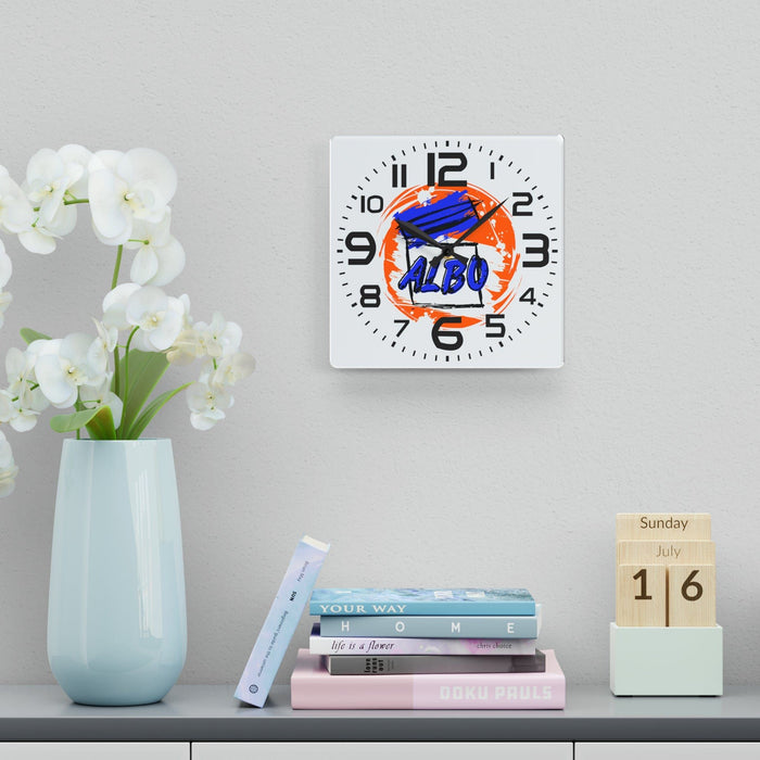 Albo Time Acrylic Wall Clock - B8rBrand