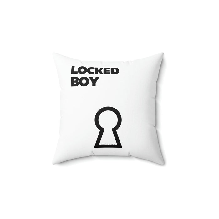 LeatherDaddy Skin Co. - LockedBoy Faux Suede Square Pillow