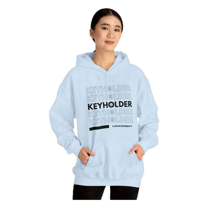 Keyholder Bag Inspo Hoodie - Lockedboy Athletics Chastity Apparel