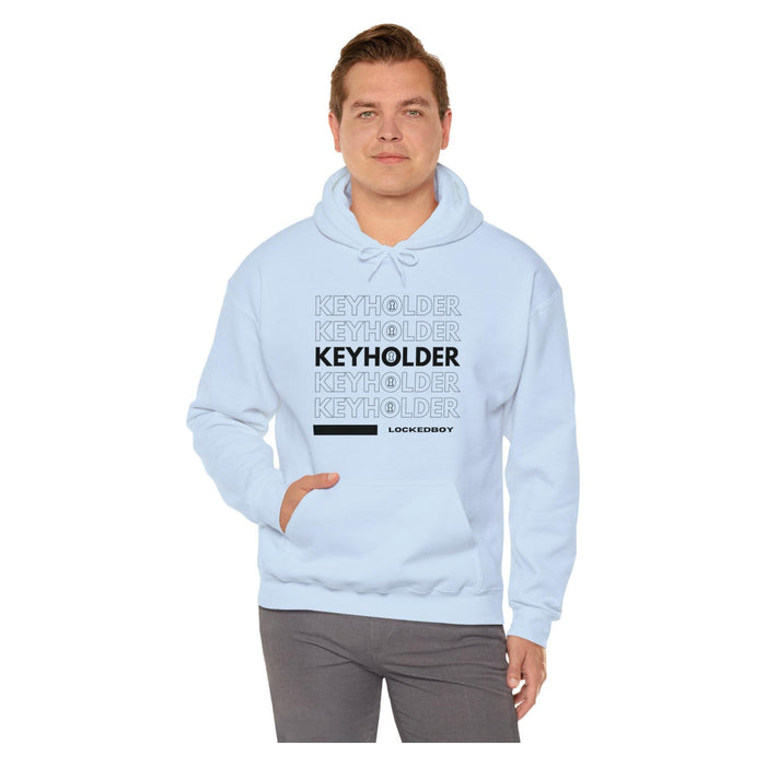 Keyholder Bag Inspo Hoodie - Lockedboy Athletics Chastity Apparel