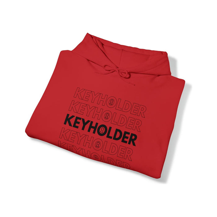 Keyholder Bag Inspo Hoodie - Lockedboy Athletics Chastity Apparel