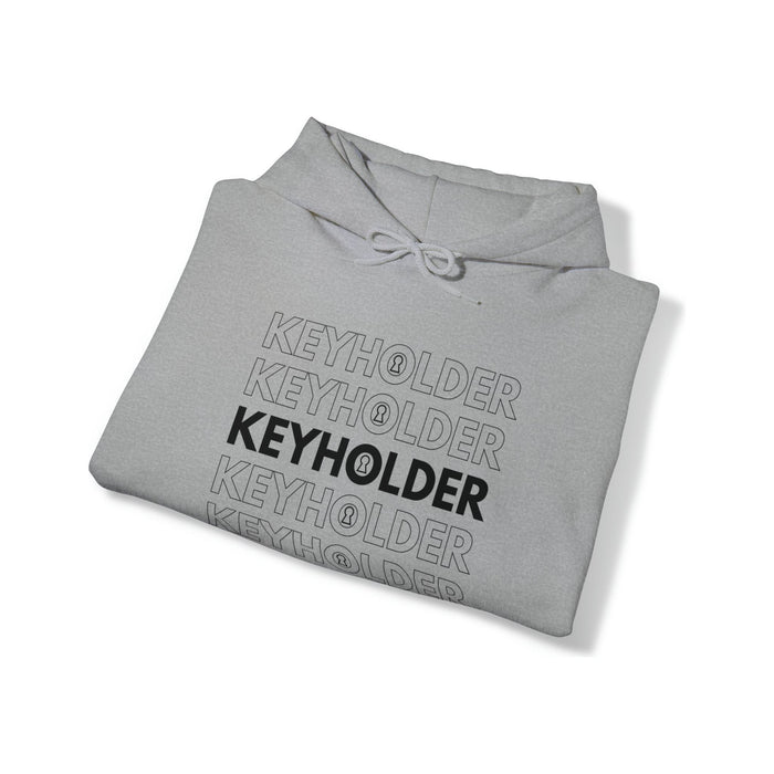 Keyholder Bag Inspo Hoodie - Lockedboy Athletics Chastity Apparel