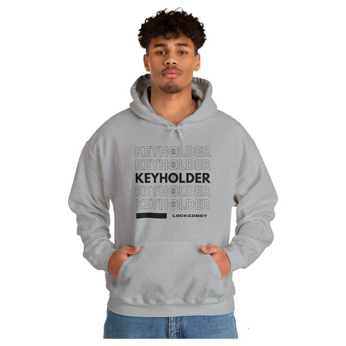 Keyholder Bag Inspo Hoodie - Lockedboy Athletics Chastity Apparel